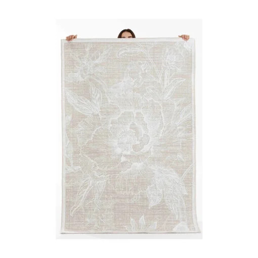 Karaca Karaca Home Cashmere Carpet Decorative Art Trend Camellia Double Sided 160x230cm | 200.19.01.1450 - Home & Kitchen - Lebanon