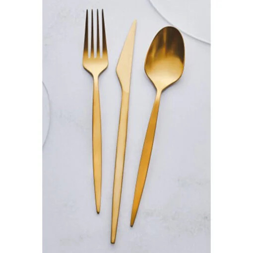 Karaca Karaca New Thor 84Pcs, Gold | 153.03.09.0103 - Home & Kitchen - Lebanon