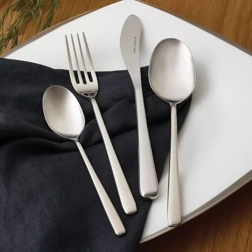 Karaca Karaca Influx 84Pcs Cutlery Set 316 Steel Premium Quality With Box | 153.03.08.1389 - Home & Kitchen - Lebanon