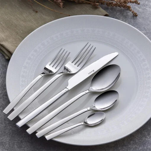 Karaca Karaca Juniper 84Pcs Elegance Cutlery Set | 153.03.08.2196 - Home & Kitchen - Lebanon