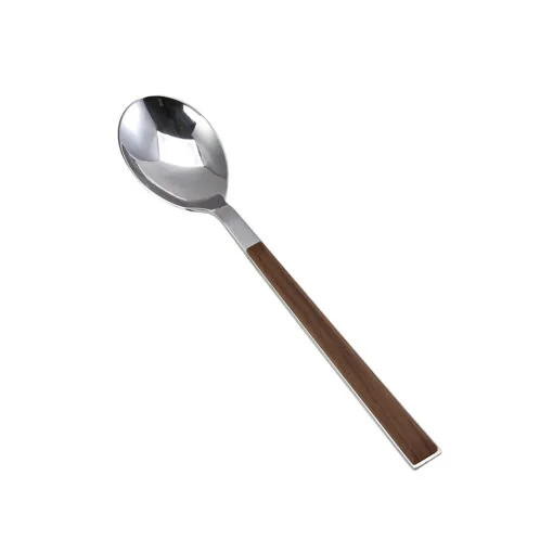 Karaca Karaca Salzburg Wooden Single Dessert Spoon – 15cm | 153.03.07.5048 - Home & Kitchen - Lebanon