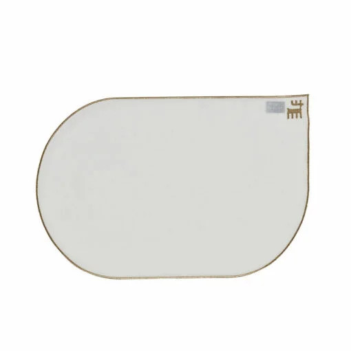 Karaca Karaca Home Core 50th Year 6Pcs Placemat White 32X28cm | 300.22.02.0980 - Home & Kitchen - Lebanon