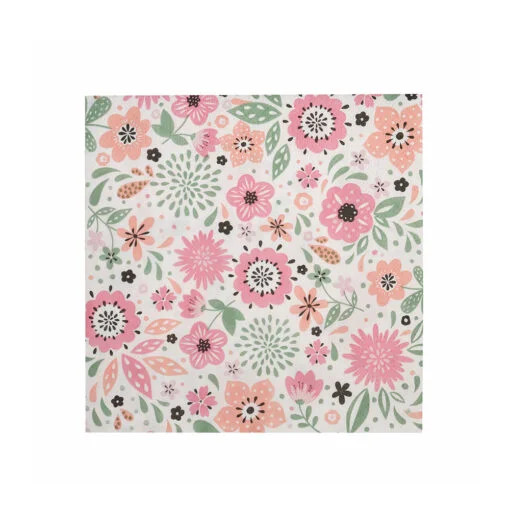 Karaca Karaca Home Floral Napkin Set of 20Pcs 33x33cm | 300.22.02.0686 - Home & Kitchen - Lebanon