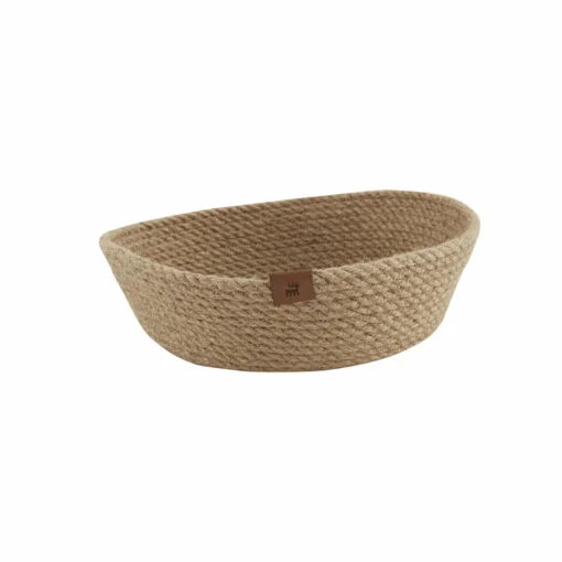 Karaca Karaca Home Alba Jute Round Decorative Plate 28x8cm | 300.22.02.0951 - Home & Kitchen - Lebanon