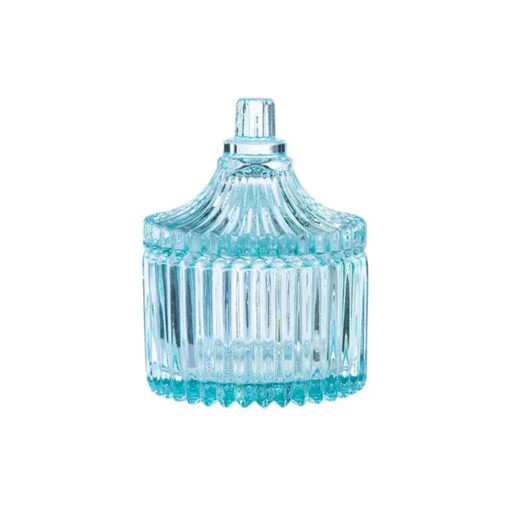 Karaca Karaca Home Pink Mini Turkish Delight Bowl With LID Light Blue | 153.21.01.0192 - Home & Kitchen - Lebanon
