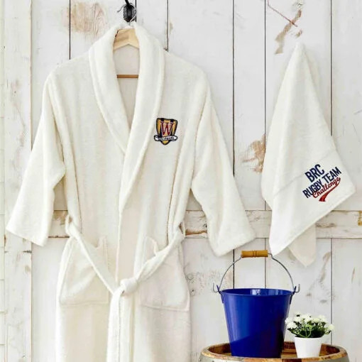 Karaca Karaca Home Challenge Blue Youth Bathrobe Set | 200.16.01.0122 - Home & Kitchen - Lebanon