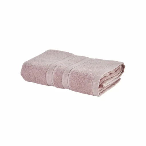 Karaca Karaca Home Comfort Touch Plain 100% Cotton Towels Powder 50x90cm | 200.22.11.0101 - Home & Kitchen - Lebanon
