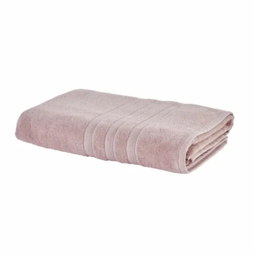 Karaca Karaca Home Comfort Touch Plain 100% Cotton Towels Powder 85x150cm | 200.22.11.0106 - Home & Kitchen - Lebanon