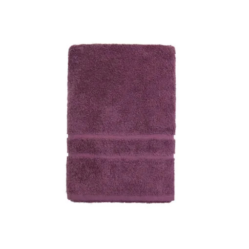 Karaca Karaca Home Softclean Bath Towels 70x140cm Plum | 201.17.01.0157 - Home & Kitchen - Lebanon