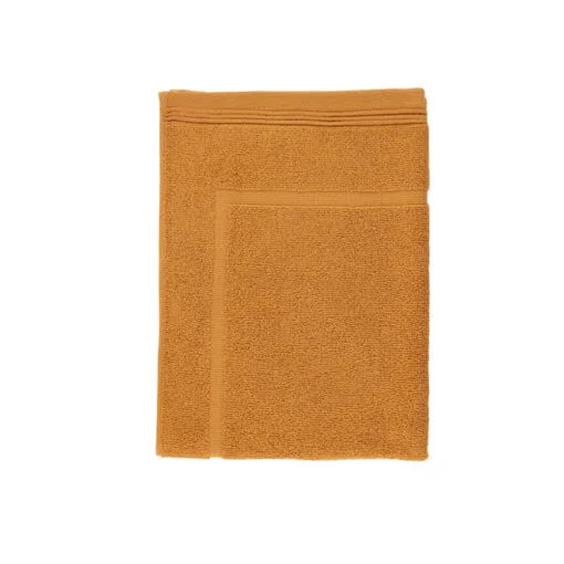 Karaca Karaca Home Back To Basic 100% Cotton Foot Towels 50x90cm Mustard | 200.18.01.0316 - Home & Kitchen - Lebanon
