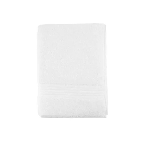 Karaca Karaca Home Back To Basic 100% Cotton Bath Towels 85x150cm White | 200.18.01.0221 - Home & Kitchen - Lebanon