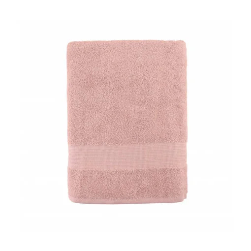 Karaca Karaca Home Back To Basic 100% Cotton Bath Towels 85x150cm Dark Powder | 200.18.01.0960 - Home & Kitchen - Lebanon