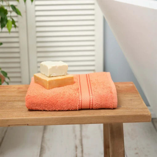 Karaca Karaca Home Daily Soft 100% Cotton Bath Towels 70x140cm Tile | 200.20.01.0233 - Home & Kitchen - Lebanon
