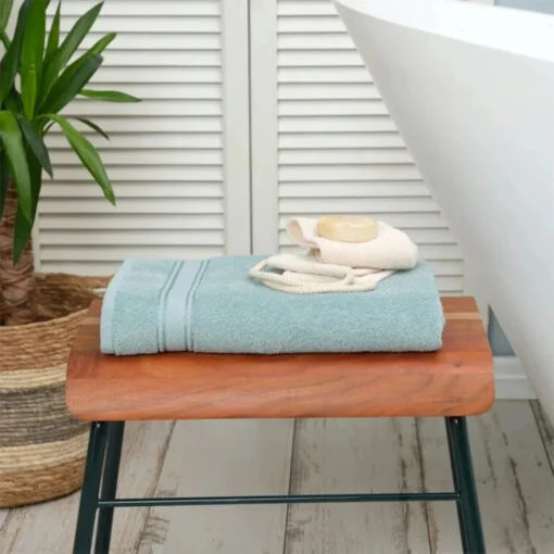 Karaca Karaca Home Daily Soft 100% Cotton Bath Towels 70?140cm Petrol | 200.20.01.0307 - Home & Kitchen - Lebanon