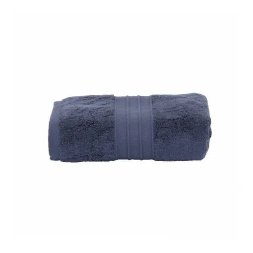Karaca Karaca Home Aquasoft Face Towels 100% Cotton 50x90cm Navy Blue | 200.21.01.0487 - Home & Kitchen - Lebanon