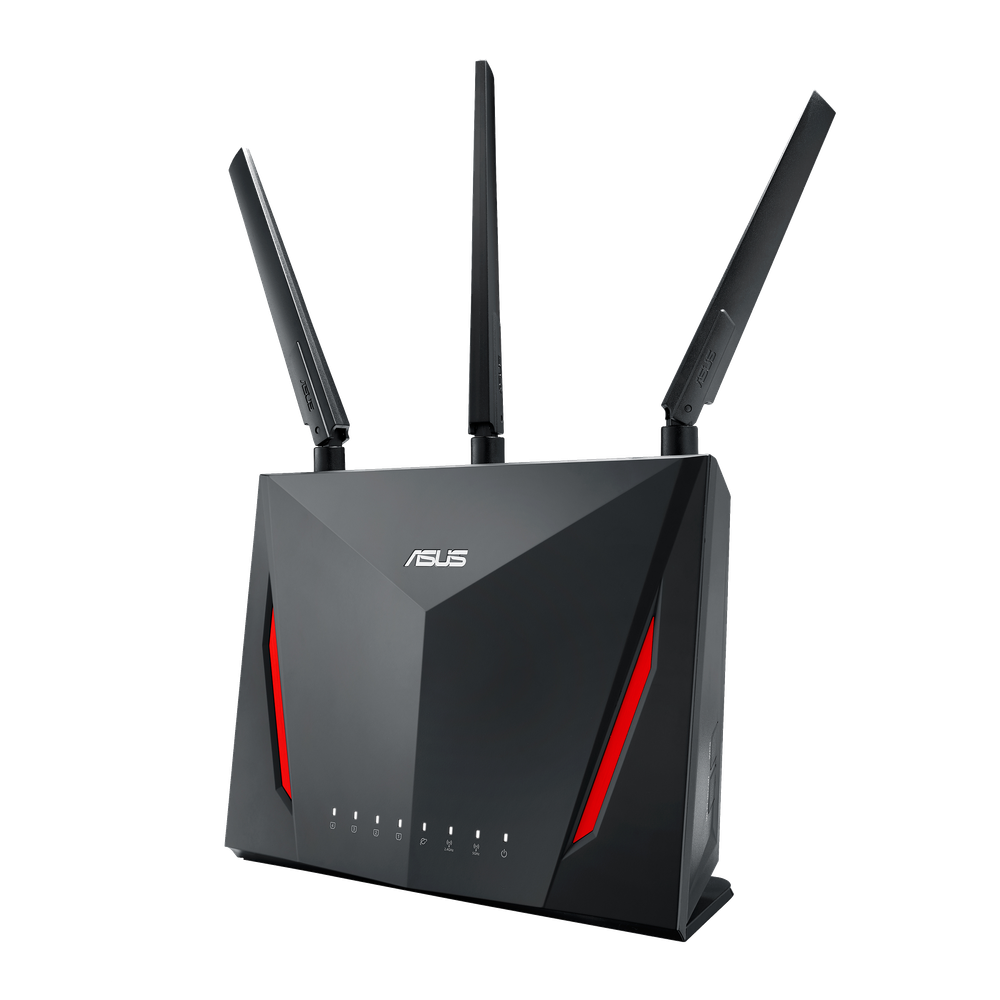 ASUS ASUS RT-AC86U AC2900 Dual Band Gigabit WiFi Gaming Router | 90IG0401-BU9000 - Networking - Lebanon