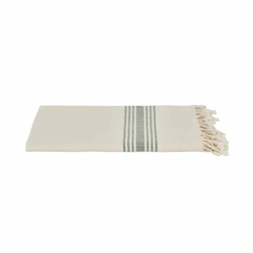 Karaca Karaca Home Minka 100% Cotton Peshtemal 90x160cm Khaki | 200.21.01.0438 - Home & Kitchen - Lebanon