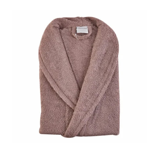 Karaca Karaca Home Charm Exclusive Light Plum Bathrobe S/M – 100% Combed Cotton | 200.16.01.0159 - Home & Kitchen - Lebanon