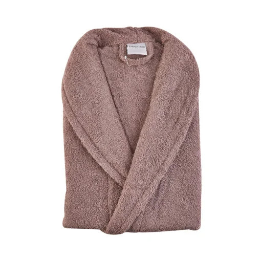 Karaca Karaca Home Charm Exclusive Plum L/XL Bathrobe – 100% Combed Cotton | 200.16.01.0165 - Home & Kitchen - Lebanon