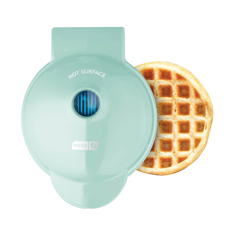 Dash Mini Waffle Maker - Aqua | DMW001AQ
