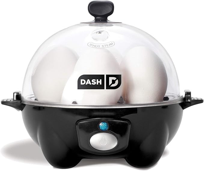 DASH DASH Rapid Egg Cooker 6 Egg Capacity Black | DEC005BK - Home & Kitchen - Lebanon