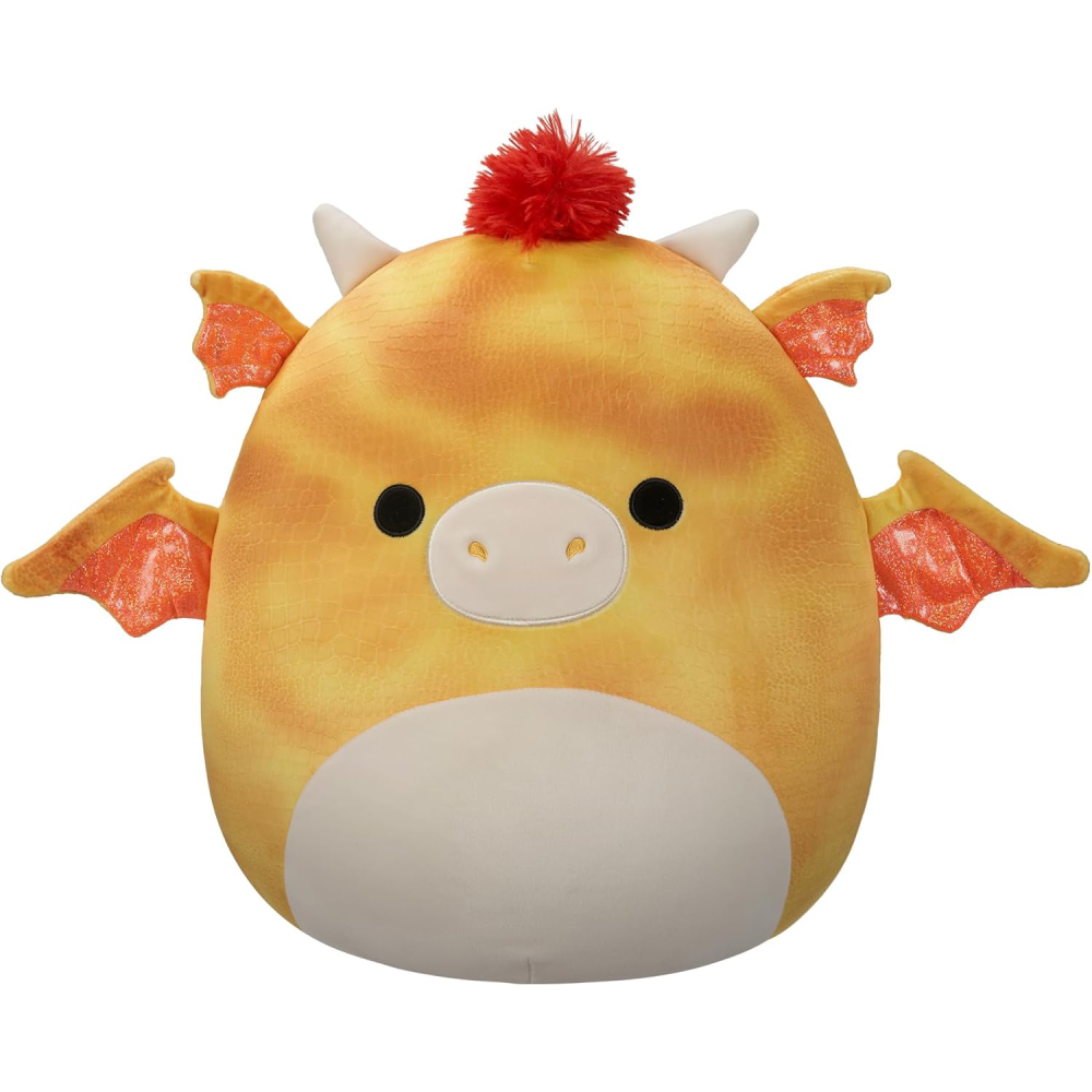 Squishmallows Squishmallows 16" Plush Toy (SQCR05480) - Dieric the Yellow Dragon with Red Hair - Toys & Games - Lebanon
