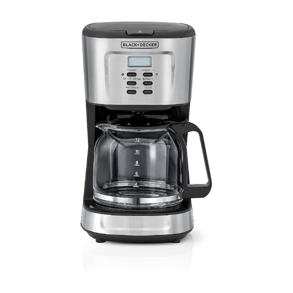 Black&Decker Black & Decker Programmable Coffee Maker with LCD Display | DCM85-B5# - Home & Kitchen - Lebanon