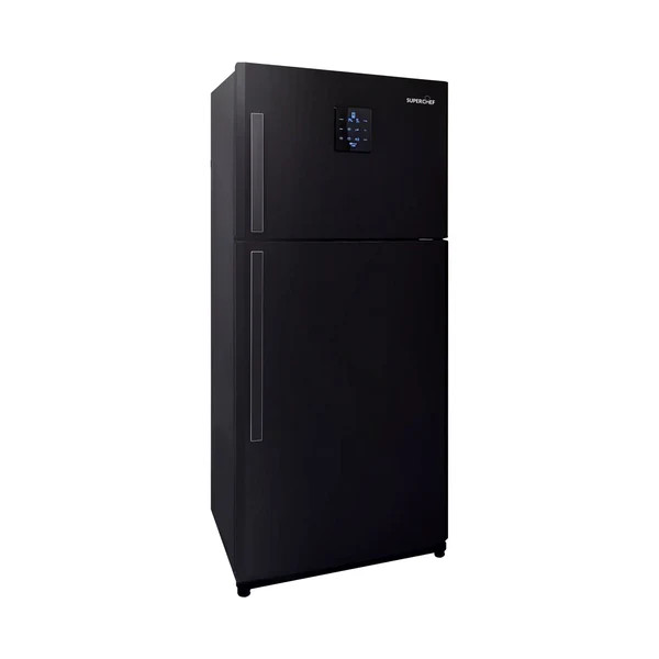 Superchef SUPER CHEF Refrigerator Top Mount 24CF No Frost Black | KH540LN/15 BLK - Home & Kitchen - Lebanon