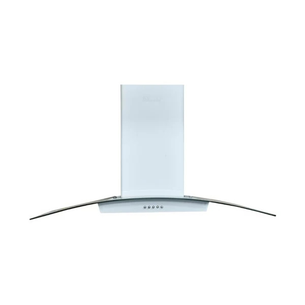 Superchef SUPER CHEF Wall Mounted Hood 90Cm Oval Glass White | IBER 90 WH - Home & Kitchen - Lebanon