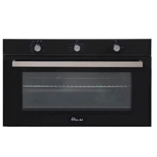 Superchef SUPER CHEF Oven 90Cm Gas Gas Full Glass Black | BIO-90GG-FG - Home & Kitchen - Lebanon