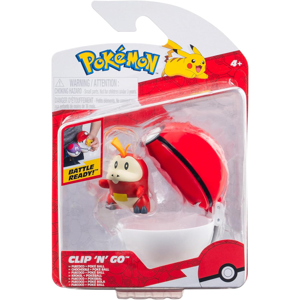 Pokemon Pokemon PKW3628 Clip N Go Fuecoco and Poké Ball - Toys & Games - Lebanon