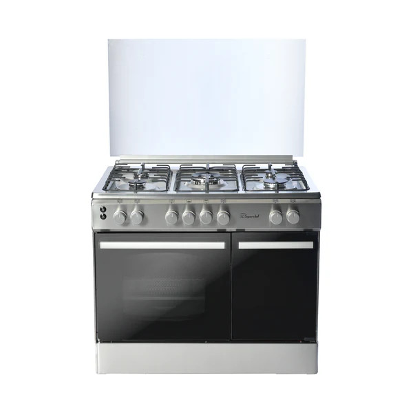 Superchef SUPER CHEF Cooker Bottle 90Cm 5 Gas Burners Stainless Steel | DCB-941 STS - Home & Kitchen - Lebanon