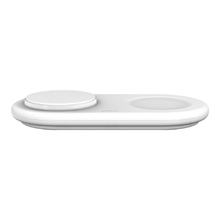Belkin Belkin BoostCharge Pro 2-in-1 Magnetic Wireless Charging Pad with Qi2 15W – White | WIZ021VFWH - Phones & Wearables - Lebanon