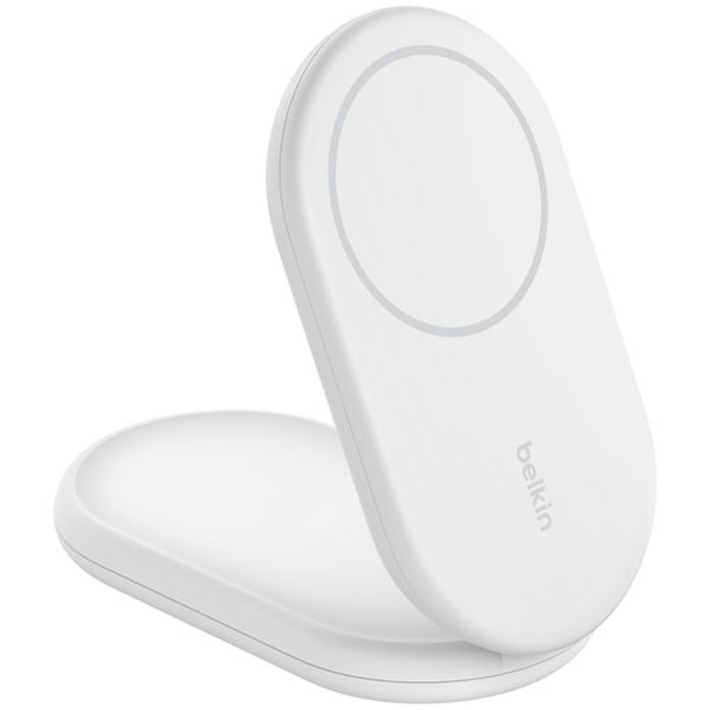 Belkin Belkin BoostCharge Pro 2-in-1 Magnetic Wireless Charging Stand with Qi2 15W – White | WIZ028VFWH - Phones & Wearables - Lebanon