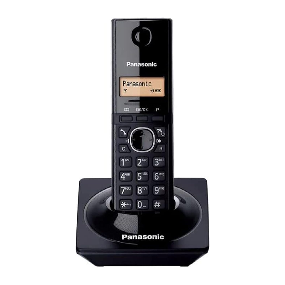 Panasonic Panasonic Cordless Phone, Black | KX-TG1711 - Phones & Wearables - Lebanon