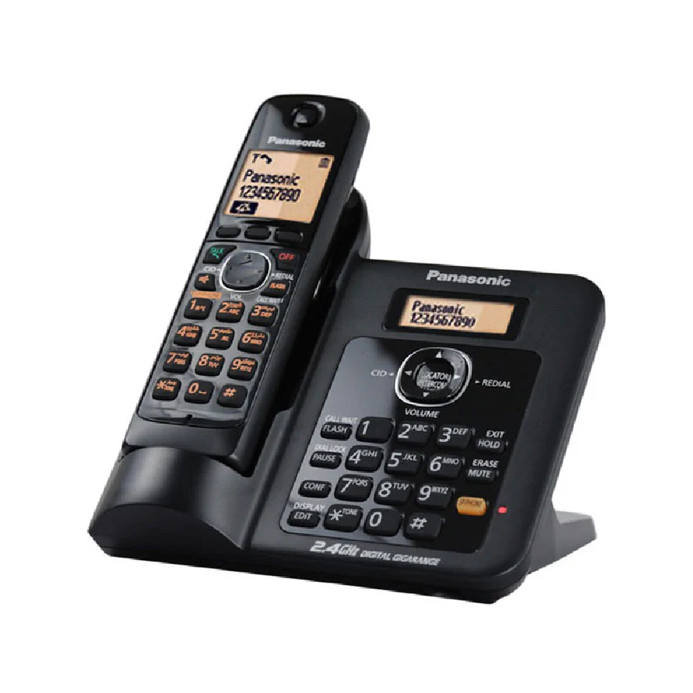 Panasonic Panasonic Cordless Phone, Black | KX-TG3811 - Phones & Wearables - Lebanon