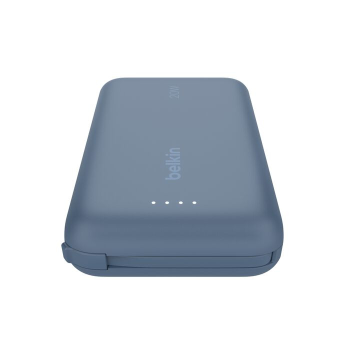 Belkin Belkin BOOSTCHARGE 10K Power Bank with Integrated USB-C Cable – Blue | BPB021HQBL - Computers & Tech - Lebanon