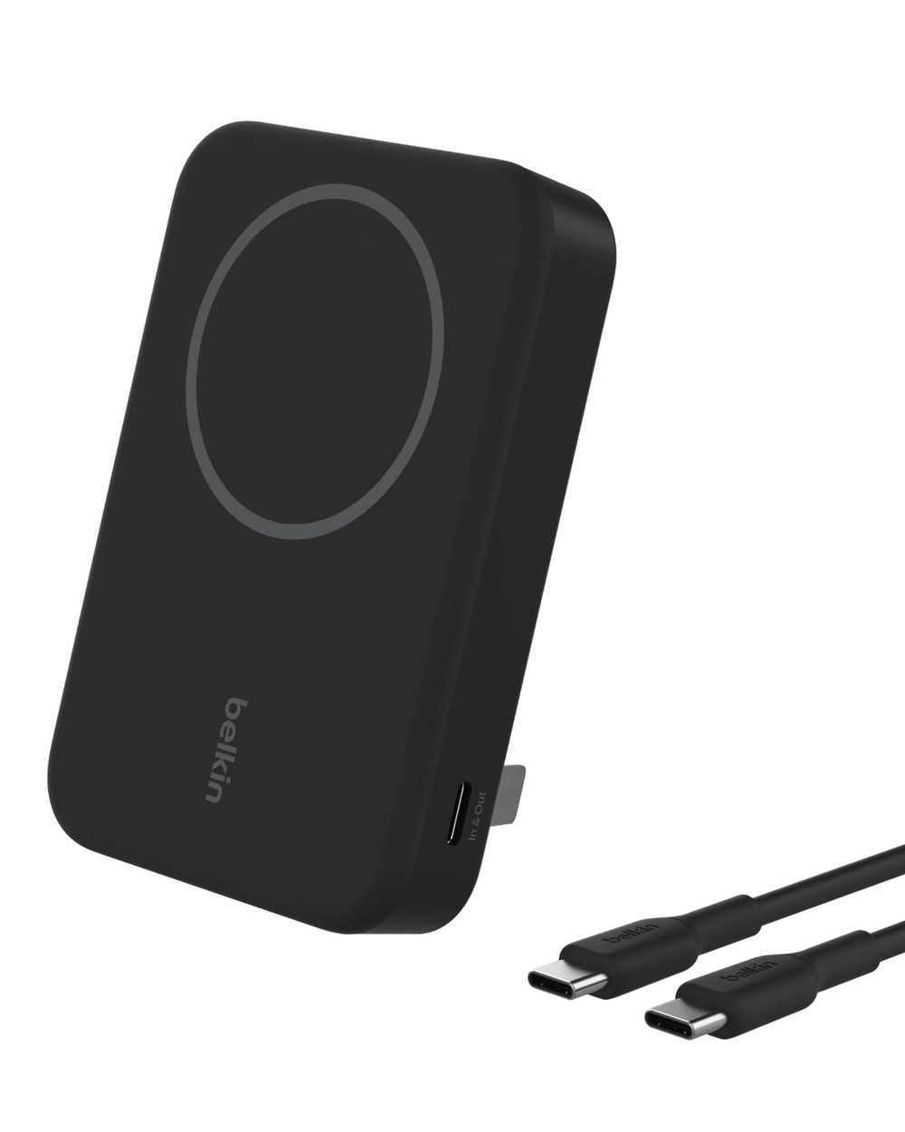 Belkin Belkin BOOSTCHARGE PRO Magnetic Wireless Power Bank with Qi2 15W 10K – Black | BPD008BTBK - Computers & Tech - Lebanon