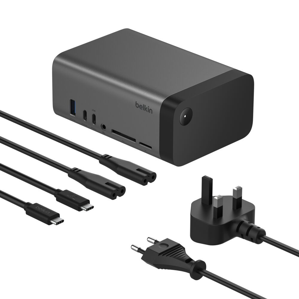 Belkin Belkin Connect USB-C 11-in-1 Pro GaN Dock 150W – Space Gray | INC020KQSGY - Computers & Tech - Lebanon