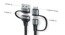 Havit Havit 4 In 1 Multi Charging Cable Usb To Type-C Lightning Black/Gray | #Hvcb-Cb6244-Bkgy - Computers & Tech - Lebanon