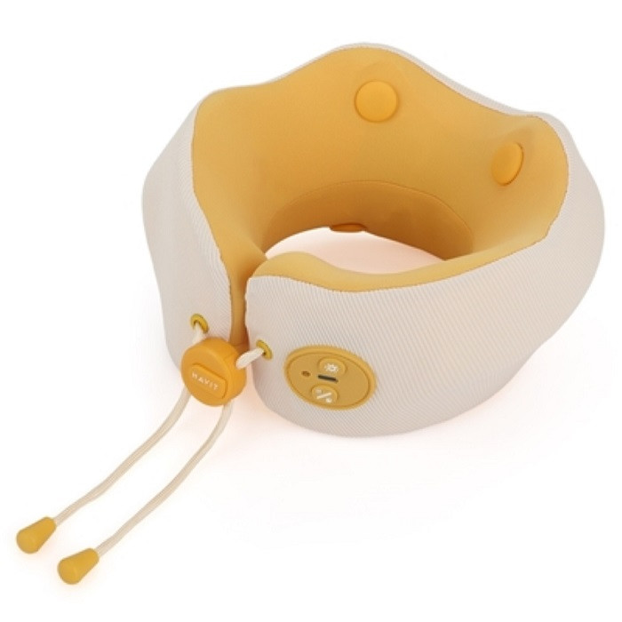 Havit Havit Travel Portable Neck Massager – Yellow | NM1702 - Beauty & Personal Care - Lebanon