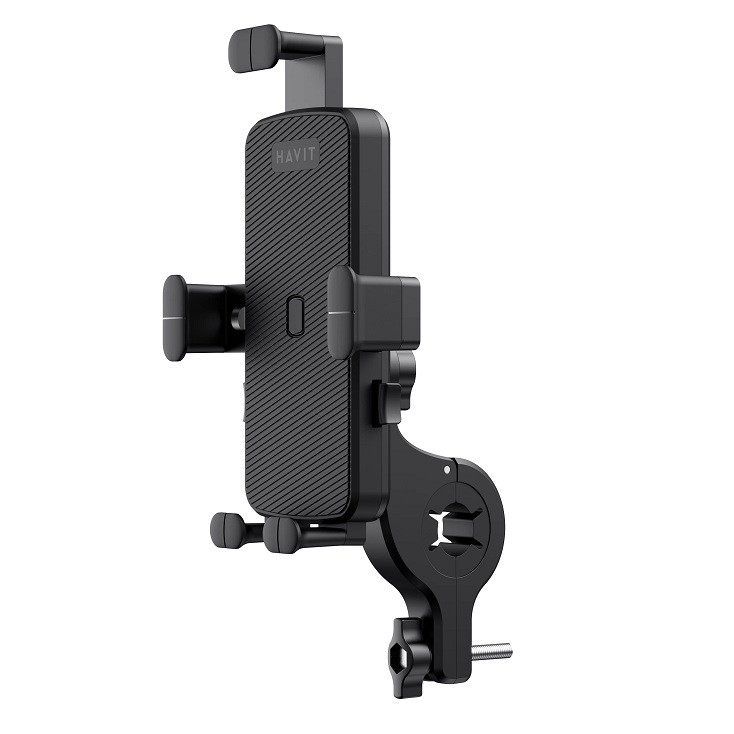Havit Havit Motorcycle/Bicycle/Car Phone Holder – Black | ST7137 - Phones & Wearables - Lebanon