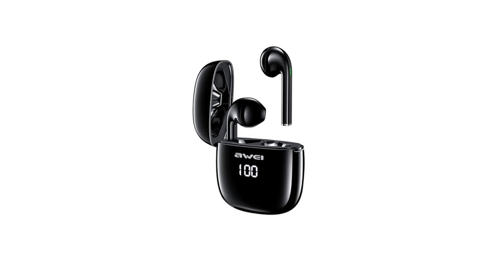 AWEI AWEI Wireless Earbuds BT With Charging Case Black | T28P - Computers & Tech - Lebanon