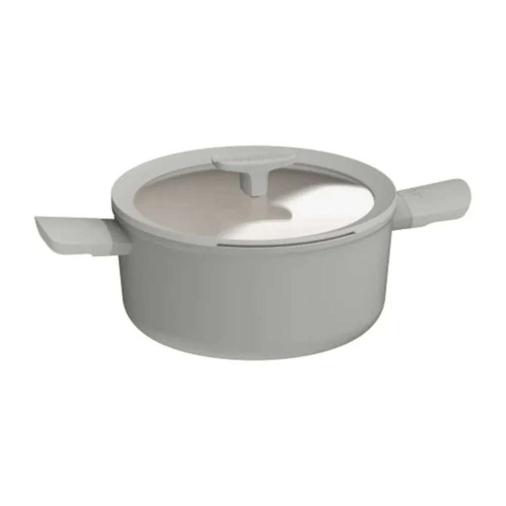 Berghoff Berghoff Ceramic Stockpot non-Balance Moonmist 20x11cm with Cover - Home & Kitchen - Lebanon