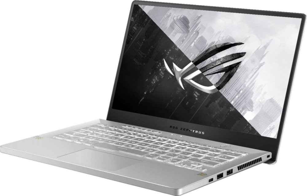 undefined 2021 - ASUS - ROG Zephyrus 14" Gaming Laptop - AMD Ryzen 9 - 16GB Memory - NVIDIA GeForce RTX 3060 - 1TB SSD - Moonlight White - Moonlight White | GA401QM-211.ZG14 - Computers & Tech - Lebanon