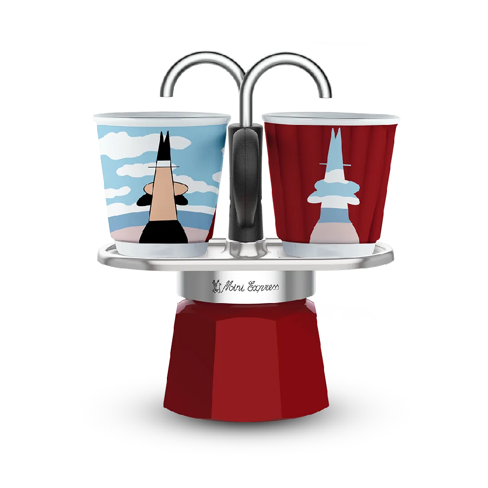 Bialetti Bialetti Mini Moka Express - 2 Cups, Red | BIA0001406 - Home & Kitchen - Lebanon