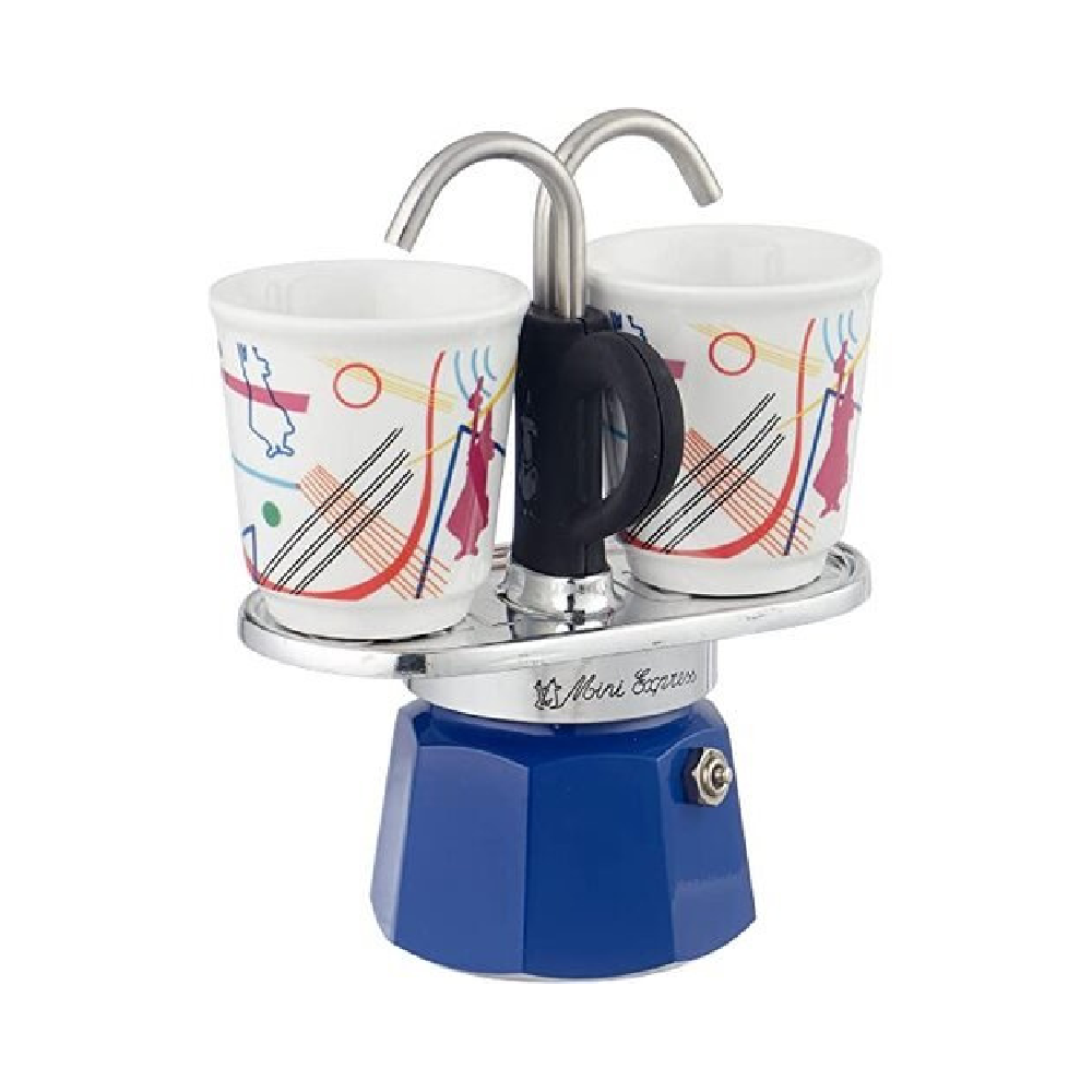Bialetti Bialetti Mini Moka Express - 2 Cups, Blue | BIA0001407 - Home & Kitchen - Lebanon