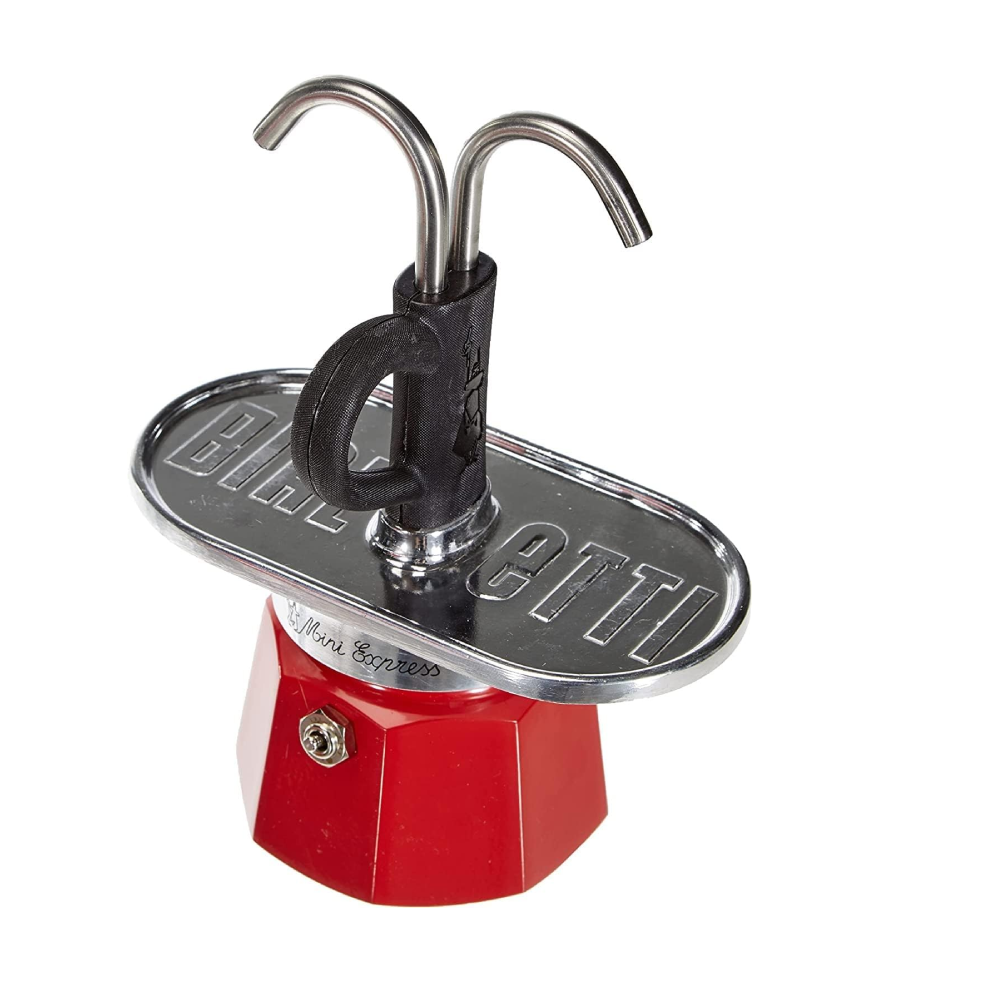 Bialetti Bialetti Mini Moka Express - 2 Cups, Red | BIA0007303 - Home & Kitchen - Lebanon