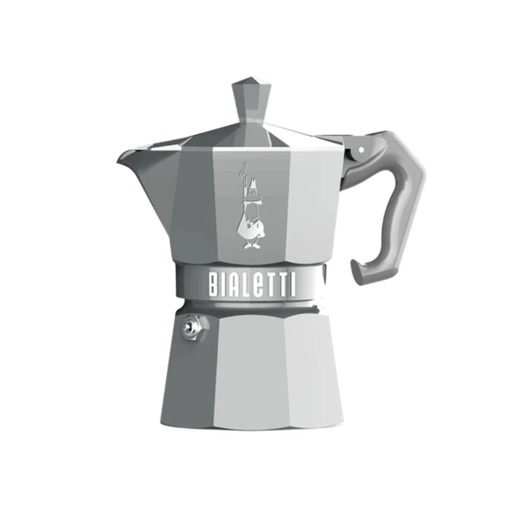 Bialetti Bialetti Moka Exclusive - 6 Cups, Silver | BIA0009054 - Home & Kitchen - Lebanon
