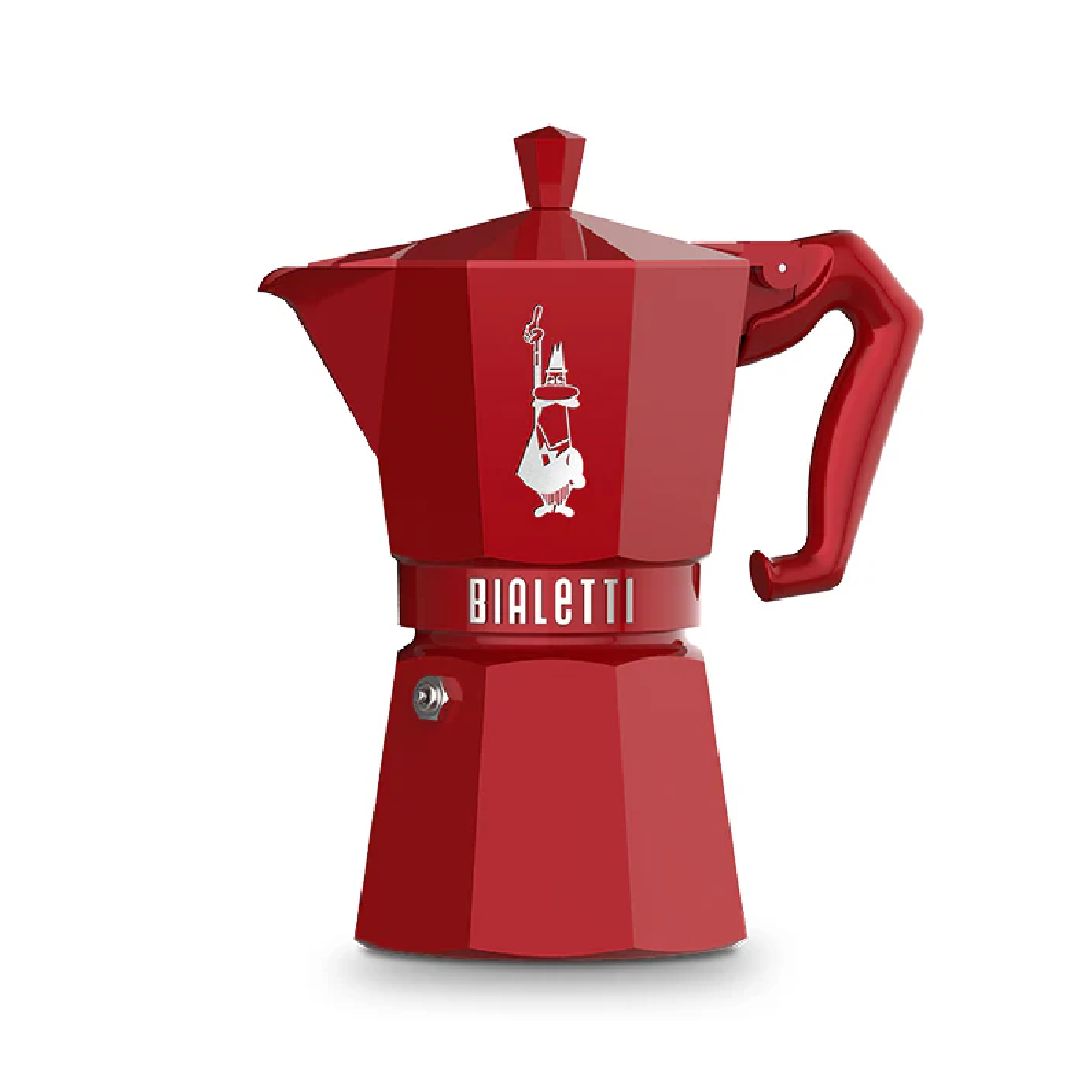 Bialetti Bialetti Moka Exclusive - 6 Cups, Red | BIA0009056 - Home & Kitchen - Lebanon